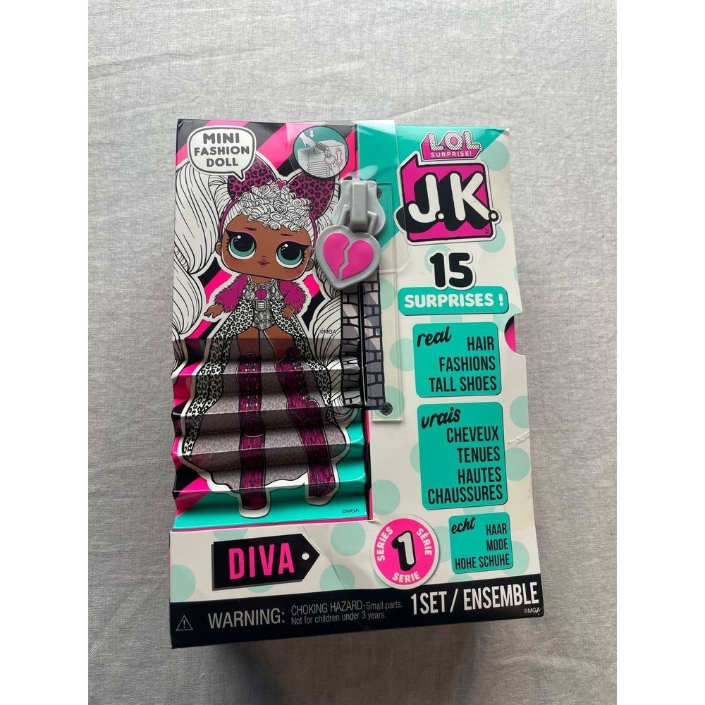 LOL‎ Surprise JK Diva Mini Fashion Doll With 15 Surprises - Series 1 NIB